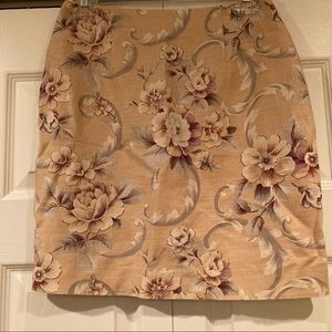 The Limited Sz 4 floral skirt. So pretty!